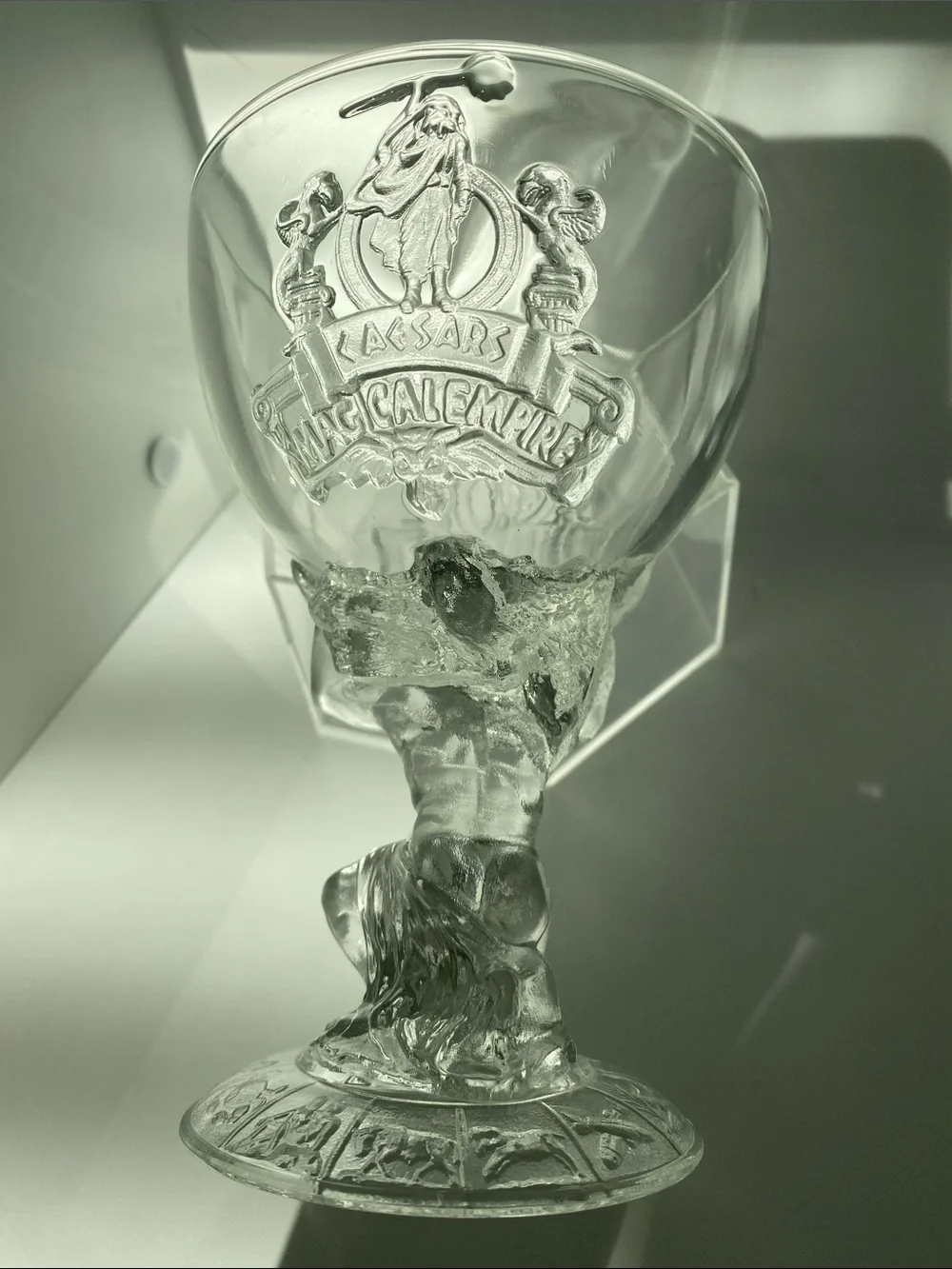 Caesars Magical Empire clear glass